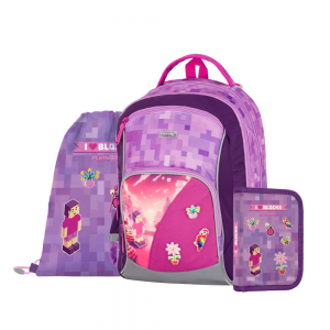 Σχολικό σετ, 3 τεμαχίων, OXY GO ,Playworld Girl Pixel