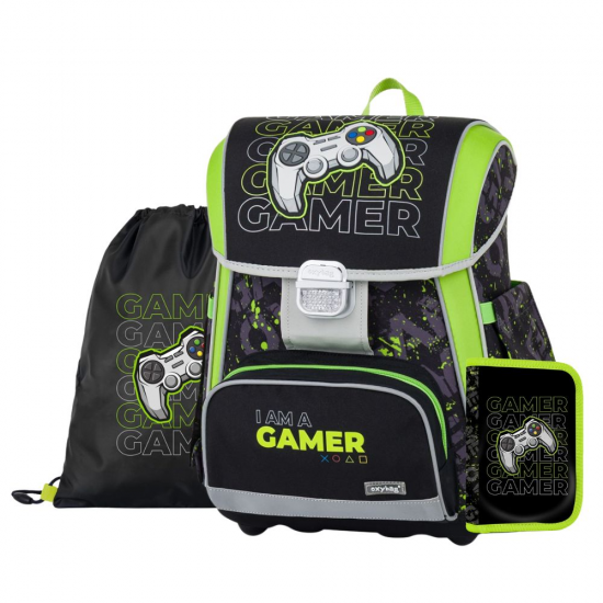 Ανατομικό, Σχολικό σετ 3 τεμαχίων, PREMIUM Gamer