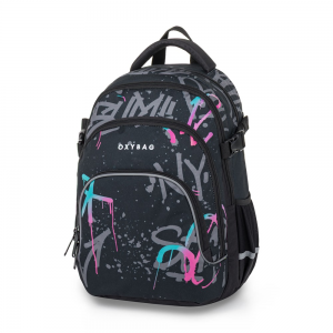 Σακίδιο πλάτης,OXY SCOOLER ,Graffiti Pink
