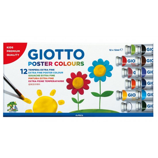 Τέμπερες , 12 τεμάχια , Giotto