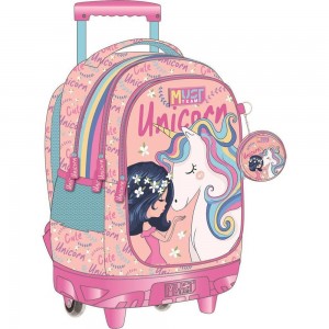 Τσάντα Τρόλλευ Must Team,Girl Unicorn