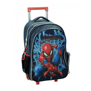 Spiderman Frame Σχολική Τσάντα Τρόλεϊ Δημοτικού Μπλε Spiderman Frame Σχολική Τσάντα Τρόλεϊ Δημοτικού Μπλε