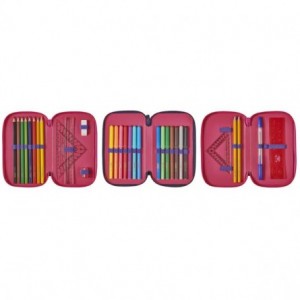 *Κασετίνα με 3 θήκες ,Vintage Love