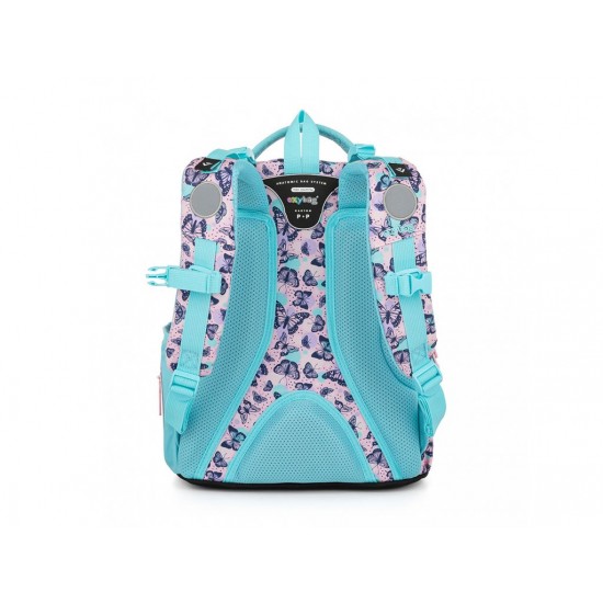 School backpack, Butterfly