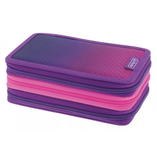 *Κασετίνα τριπλή , ροζ