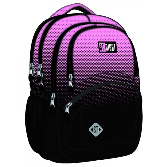 Σχολικό σακίδιο πλάτης St. Right Pink Gradient - 5 θήκες